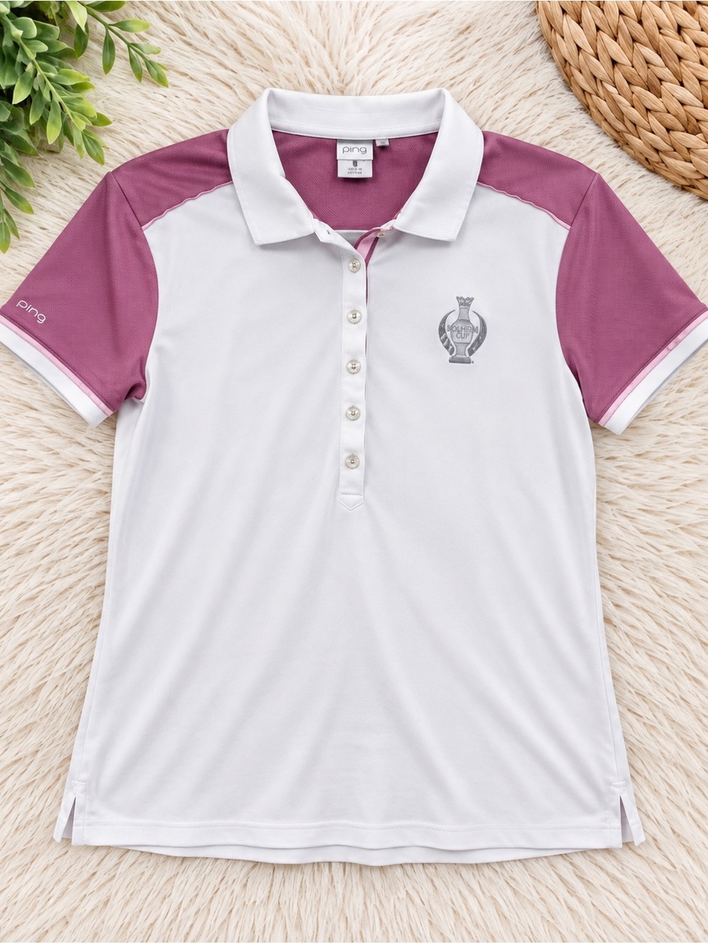 Ping solheim cup golf shirt x